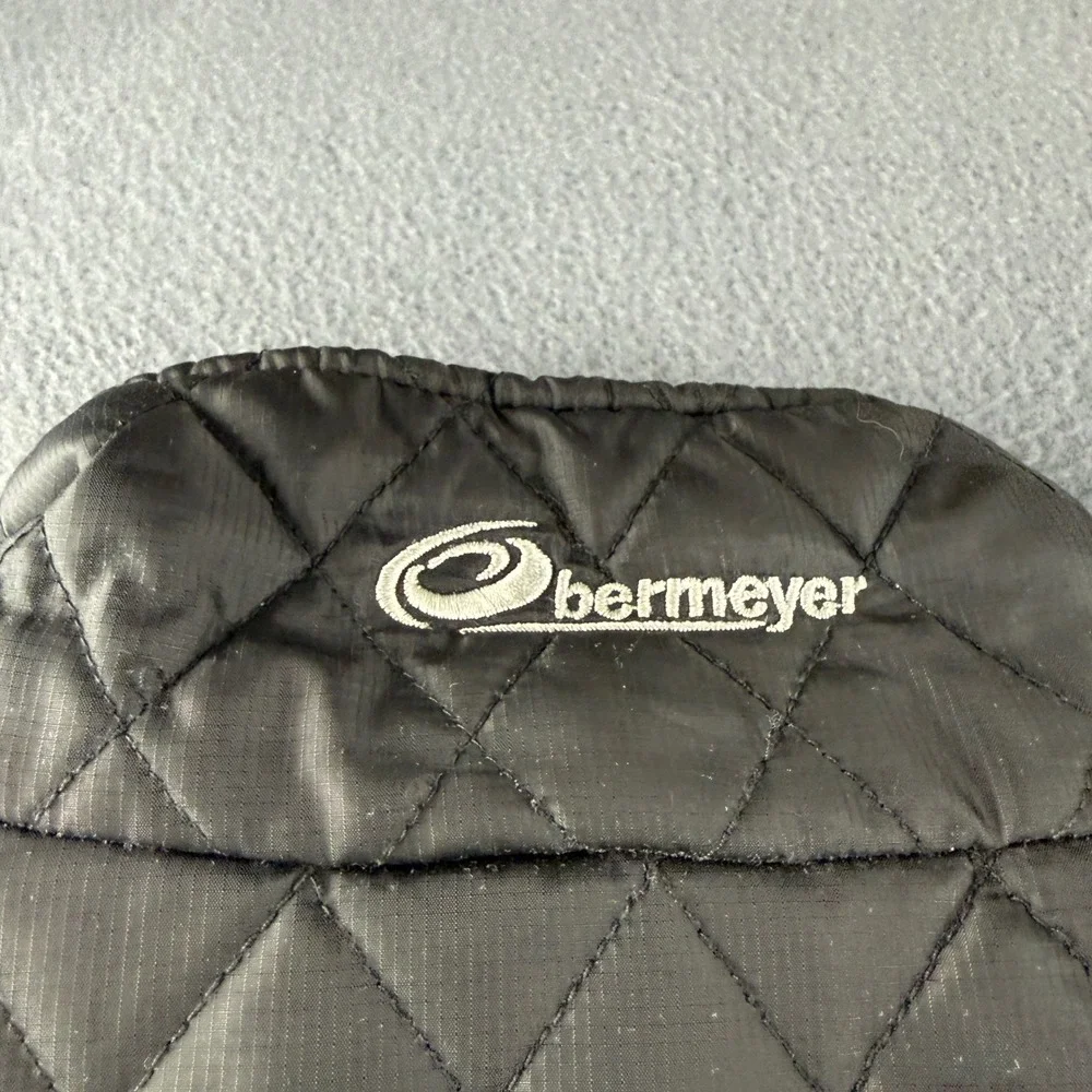 Obermeyer Jacket Men's M Black Quilted Full Zip Insulated Puffer Ski 74204